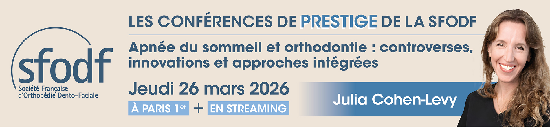 Conférences de Prestige de la SFODF 2026